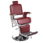 Scaun pentru frizerie, inaltime maxima 73 cm, spatar inclinabil, suport picioare, latime 50 cm, baza 65 cm, burgundy Scaun pentru frizerie, inaltime maxima 73 cm, spatar inclinabil, suport picioare, latime 50 cm, baza 65 cm, burgundy