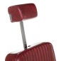 Scaun pentru frizerie, inaltime maxima 73 cm, spatar inclinabil, suport picioare, latime 50 cm, baza 65 cm, burgundy Scaun pentru frizerie, inaltime maxima 73 cm, spatar inclinabil, suport picioare, latime 50 cm, baza 65 cm, burgundy
