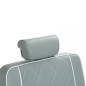 Scaun frizerie, inaltime reglabila hidraulic, suport picioare mobil, spatar reglabil, latime 53.5 cm, gri deschis Scaun frizerie, inaltime reglabila hidraulic, suport picioare mobil, spatar reglabil, latime 53.5 cm, gri deschis