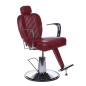 Scaun frizerie, spatar si inaltime reglabile, latime 66 cm, baza cromata, tetiera detasabila Scaun frizerie, spatar si inaltime reglabile, latime 66 cm, baza cromata, tetiera detasabila