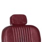 Scaun frizerie, spatar si inaltime reglabile, latime 66 cm, baza cromata, tetiera detasabila Scaun frizerie, spatar si inaltime reglabile, latime 66 cm, baza cromata, tetiera detasabila
