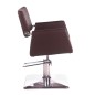 Scaun coafor, reglare hidraulica a inaltimii, latime 47 cm, adancime 44 cm, maro Scaun coafor, reglare hidraulica a inaltimii, latime 47 cm, adancime 44 cm, maro
