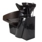 Scafa coafor, unghi incliare bol, latime scaun 47 cm, piele ecologica, conexiuni incluse Scafa coafor, unghi incliare bol, latime scaun 47 cm, piele ecologica, conexiuni incluse