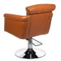 Scaun coafor si frizerie, hidraulic, inaltime spatar 42 cm, tapiterie piele ecologica, maro Scaun coafor si frizerie, hidraulic, inaltime spatar 42 cm, tapiterie piele ecologica, maro
