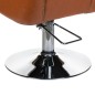 Scaun coafor si frizerie, hidraulic, inaltime spatar 42 cm, tapiterie piele ecologica, maro Scaun coafor si frizerie, hidraulic, inaltime spatar 42 cm, tapiterie piele ecologica, maro