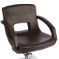 Scaun coafor, reglare hidraulica a inaltimii, 43-57 cm, tapiterie piele ecologica, maro Scaun coafor, reglare hidraulica a inaltimii, 43-57 cm, tapiterie piele ecologica, maro