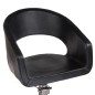 Scaun hidraulic frizerie, inaltime reglabila 47-57 cm, stil modern, piele ecologica neagra Scaun hidraulic frizerie, inaltime reglabila 47-57 cm, stil modern, piele ecologica neagra