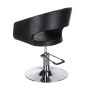Scaun hidraulic frizerie, inaltime reglabila 47-57 cm, stil modern, piele ecologica neagra Scaun hidraulic frizerie, inaltime reglabila 47-57 cm, stil modern, piele ecologica neagra