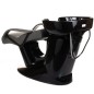 Scafa coafor si frizerie, fotoliu latime 64 cm, inaltime 83 cm, gri inchis