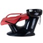 Scafa profesionala salon, fotoliu piele ecologica, latime 64 cm, adancime 136 cm, rosu Scafa profesionala salon, fotoliu piele ecologica, latime 64 cm, adancime 136 cm, rosu