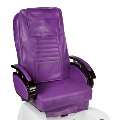 Scaun pedichiura, sistem masaj, cada hidromasaj, functii de reglare, piele ecologica, violet