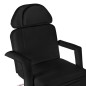 Fotoliu cosmetic, electric, maxim 160 kg, pozitie culcat, inaltime reglabila, negru