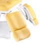 Fotoliu pedichiura si cosmetica, electric, telecomanda, inaltime reglabil 58-89 cm, cotiere detasabile, galben