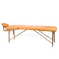 Pat masaj ergonomic, inaltime reglabila 62-83 cm, cadru lemn, sarcina 130 kg, portocaliu