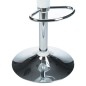 Scaun de bar sau bucatarie, inaltime ajustabila intre 56 si 80 cm, metal si ABS, alb Scaun de bar sau bucatarie, inaltime ajustabila intre 56 si 80 cm, metal si ABS, alb