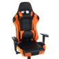 Scaun gaming pivotant, inaltime reglabila 48-58 cm, latime 52 cm, roti, cotiere, piele ecologica Scaun gaming pivotant, inaltime reglabila 48-58 cm, latime 52 cm, roti, cotiere, piele ecologica