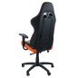 Scaun gaming pivotant, inaltime reglabila 48-58 cm, latime 52 cm, roti, cotiere, piele ecologica Scaun gaming pivotant, inaltime reglabila 48-58 cm, latime 52 cm, roti, cotiere, piele ecologica