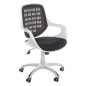 Scaun de birou CorpoComfort BX-4325, inaltime 40-47 cm, mesh, tapiterie neagra, roti pivotante Scaun de birou CorpoComfort BX-4325, inaltime 40-47 cm, mesh, tapiterie neagra, roti pivotante