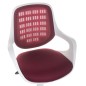 Scaun de birou sau conferinta, ergonomic, reglabil pe inaltime, latime 47 cm, visiniu