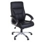 Scaun ergonomic BX-5085B, roti pivotante, tapiterie spuma si piele eco, inaltime reglabila 40-45 cm, negru Scaun ergonomic BX-5085B, roti pivotante, tapiterie spuma si piele eco, inaltime reglabila 40-45 cm, negru