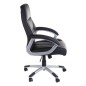 Scaun ergonomic BX-5085B, roti pivotante, tapiterie spuma si piele eco, inaltime reglabila 40-45 cm, negru Scaun ergonomic BX-5085B, roti pivotante, tapiterie spuma si piele eco, inaltime reglabila 40-45 cm, negru