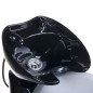 Scafa coafor, bol inclinabil, inaltime totala 96 cm, latime scaun 47 cm, piele ecologica Scafa coafor, bol inclinabil, inaltime totala 96 cm, latime scaun 47 cm, piele ecologica
