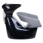 Scafa coafor, bol inclinabil, inaltime totala 96 cm, latime scaun 47 cm, piele ecologica Scafa coafor, bol inclinabil, inaltime totala 96 cm, latime scaun 47 cm, piele ecologica