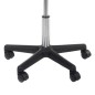 Scaun cosmetic, baza 5 roti, diametru sezut 35 cm, inaltime reglabila 47-63 cm, negru Scaun cosmetic, baza 5 roti, diametru sezut 35 cm, inaltime reglabila 47-63 cm, negru