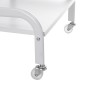 Suport etajat cosmetice, 3 rafturi, tava depozitare, roti transport, inaltime 83 cm