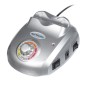 Freza electrica unghii, 35.000 RPM, 10W, 6 capete, 6 inele abrazive, 110-220V/50-60Hz, argintiu Freza electrica unghii, 35.000 RPM, 10W, 6 capete, 6 inele abrazive, 110-220V/50-60Hz, argintiu