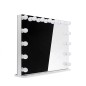 Oglinda machiaj, 15 spoturi LED, 3 culori lumina, comutator tactil, port USB incorporat Oglinda machiaj, 15 spoturi LED, 3 culori lumina, comutator tactil, port USB incorporat