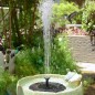 Fantana solara de gradina cu pompa, diametru 16 cm, debit 180l/h, 7V/1.4W