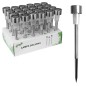 Lampa solara Helsinki, panou solar amorf, baterie 40 mAh, IP44, argintiu Lampa solara Helsinki, panou solar amorf, baterie 40 mAh, IP44, argintiu