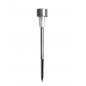 Lampa solara Helsinki, panou solar amorf, baterie 40 mAh, IP44, argintiu Lampa solara Helsinki, panou solar amorf, baterie 40 mAh, IP44, argintiu