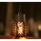 Lampa solara cu efect flacara, suport agatare, lumina alb calda, 7 x 7 x 9 cm Lampa solara cu efect flacara, suport agatare, lumina alb calda, 7 x 7 x 9 cm