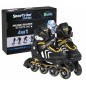 Role/patine reglabile 4 in 1, buton ajustare, 3 sisteme de prindere, marime 39-43, galben/negru Role/patine reglabile 4 in 1, buton ajustare, 3 sisteme de prindere, marime 39-43, galben/negru