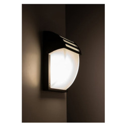 Corp de iluminat exterior, E27, 60W, IP54, aluminiu si sticla