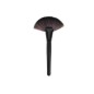 Set 24 pensule profesionale make-up, par sintetic, husa piele ecologica, maner lemn