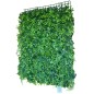 Gard verde decorativ, frunze artificiale, panou 40x60 cm