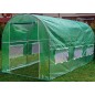 Sera de gradina tip tunel, 3 x 2 x 2 metri, 6 ferestre cu plase, filtru UV4, verde Sera de gradina tip tunel, 3 x 2 x 2 metri, 6 ferestre cu plase, filtru UV4, verde
