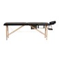 Pat masaj Bodyfit, 2 sectiuni, inaltime reglabila 61-84cm, husa transport, cadru lemn, piele ecologica, pliabil, negru Pat masaj Bodyfit, 2 sectiuni, inaltime reglabila 61-84cm, husa transport, cadru lemn, piele ecologica, pliabil, negru