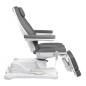 Fotoliu cosmetic electric, inaltime 58-89 cm, rotatie scaun, cotiere detasabile, 3 actuatoare electrice, gri