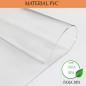Protectie din PVC mobilier, 120x100 cm, grosime 0.5 mm, transparenta