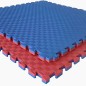 Covoras tip puzzle XXL, spuma EVA, 100x100 cm, grosime 2 cm, antiderapant, bicolor