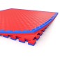 Covoras tip puzzle XXL, spuma EVA, 100x100 cm, grosime 2 cm, antiderapant, bicolor