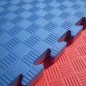 Covoras tip puzzle XXL, spuma EVA, 100x100 cm, grosime 2 cm, antiderapant, bicolor