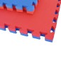 Covoras tip puzzle XXL, spuma EVA, 100x100 cm, grosime 2 cm, antiderapant, bicolor