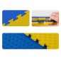 Covor tip puzzle XXL, spuma EVA, 100x100 cm, grosime 2 cm, antiderapant, bicolor Covor tip puzzle XXL, spuma EVA, 100x100 cm, grosime 2 cm, antiderapant, bicolor