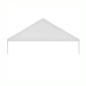 Acoperis pentru cort de 12x6x2.6/3.7 metri, ignifugat, 480 g/mp, prindere scai, PVC, alb