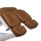 Scaun cosmetic cu telecomanda, reglare electrica si hidraulica, tapiterie piele ecologica, maxim 160 kg, maro